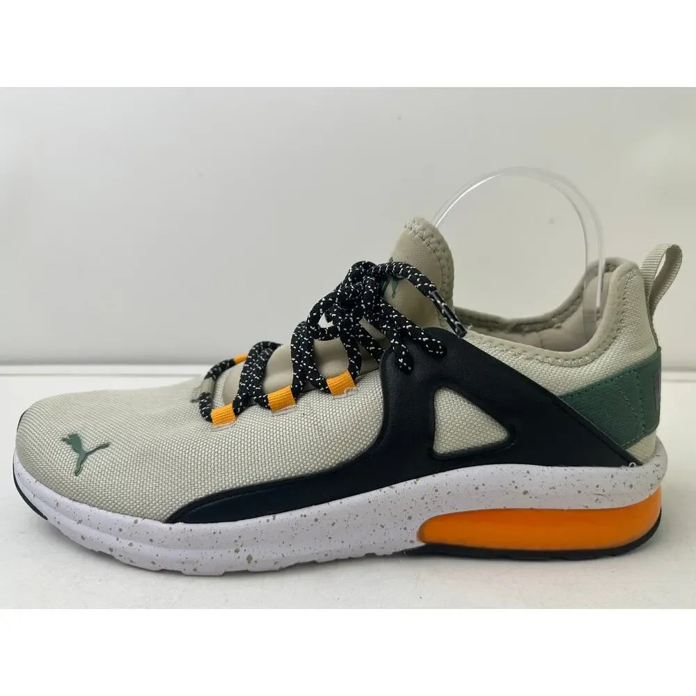 Puma Electron 2.0 Open Road Pebble Gray/Deep Forest/Apricot Sneakers Men's Sz 10